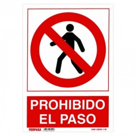 Comprar Cartel 3014 29,7X21Cm. Prohibido El Paso Wurko 39011 al Mejor Precio