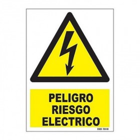 Comprar Cartel Adhesivo 7,5X5,,5 Cm Peligro Riesgo Electrico Wurko 39030 al Mejor Precio