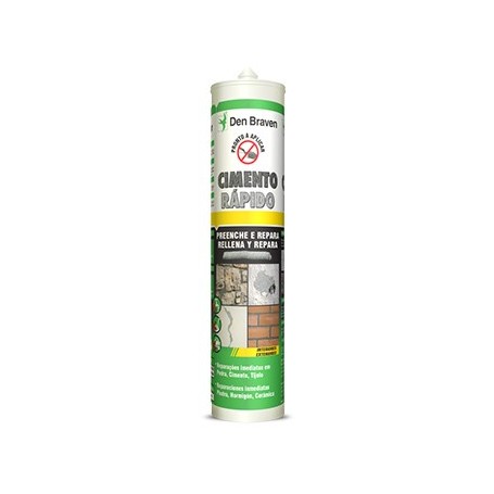 Comprar Cemento rapido Gris Osc. 310Ml Cartucho Den Braven 60110 al Mejor Precio