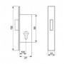 Comprar Cerradura 2201-15Hz C/C Embutir Tesa 69014 al Mejor Precio
