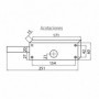 Comprar Cerradura Lateral 58Kn Cl Puerta Enrollable Juego Cays 65035 al Mejor Precio