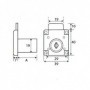 Comprar Cerradura Mueble 26Mm. Cromada Micel 9003 al Mejor Precio