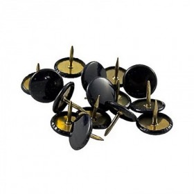 Comprar Chinchetas Negras N.5 Plastificadas Caja 100 166019 al Mejor Precio