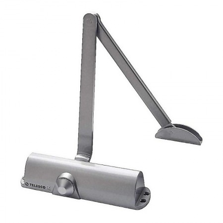 Comprar Cierrapuertas Tas1859T C/Retenedor Plata Telesco 82036 al Mejor Precio