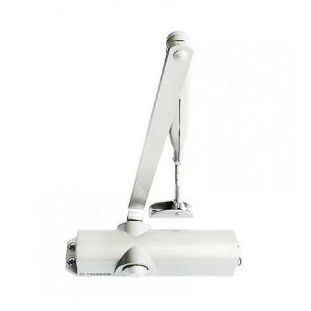 Comprar Cierrapuertas Tas1859T Con Retenedor Blanco Telesco 82034 al Mejor Precio