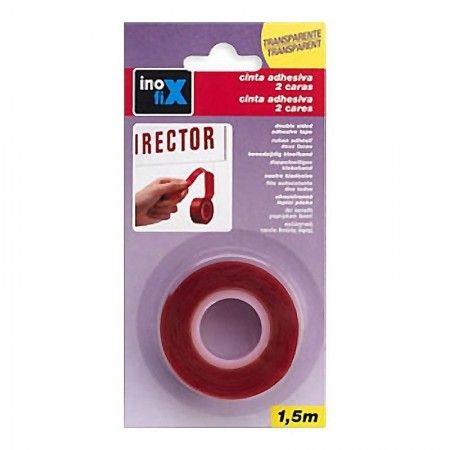 Comprar Cinta Adhesiva 2 Caras Transparente 19X1,5M Blister Inofix 219307 al Mejor Precio