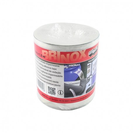 Comprar Cinta Adhesiva Impermeable 100Mm Transparente Rollo 1,5M Brinox 220408 al Mejor Precio