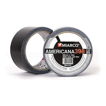Comprar Cinta Americana Negra 398 50Mm Rollo 30M Miarco 304049 al Mejor Precio