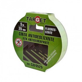 Comprar Cinta Antideslizante Fluorescente 25Mm R/5Mt. Target 304323 al Mejor Precio