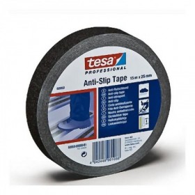 Comprar Cinta Antideslizante Negra 15Mx25Mm. Rollo 15 Mt Tesa 304107 al Mejor Precio