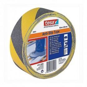 Comprar Cinta Antideslizante Negro/Amarillo 50Mm Rollo 15Mt Tesa 304106 al Mejor Precio