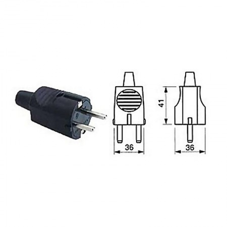 Comprar Clavija Bipolar 16A.250V 16706 Cn Solera 222006 al Mejor Precio