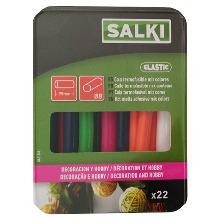 Comprar Cola Fusible Mix Colores 8X95 Blt-22 Salki 270136 al Mejor Precio