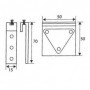 Comprar Colgador Gancho + Placa Zincado Caja-50 Micel 9030 al Mejor Precio