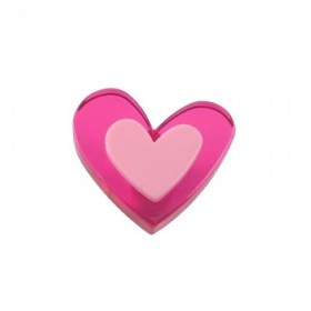 Comprar Corazon Magenta Metacrilato 666Mg Nesu 7122 al Mejor Precio