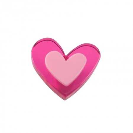Comprar Corazon Magenta Metacrilato 666Mg Nesu 7122 al Mejor Precio