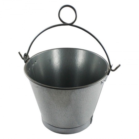 Comprar Cubo Chapa Galvanizado Asa Anilla 20 Cm 2 L  75041 al Mejor Precio