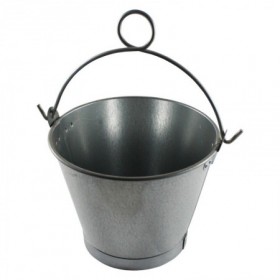 Comprar Cubo Chapa Galvanizado Asa Anilla 25 Cm 6 L  75043 al Mejor Precio