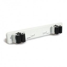 Comprar Cuelgaescobas Doble C19002B Blanco Blister Kallstrong 220101 al Mejor Precio