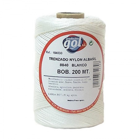 Comprar Cuerda Linea Blanca Fina 8840 Rollo 200M Wurko 94152 al Mejor Precio