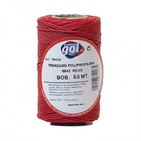 Comprar Cuerda Linea Trenzada Roja 4216 Rollo 50M Wurko 94135 al Mejor Precio