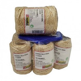 Comprar Cuerda Sisal 2 Cabos 2,5 Mm Rollo 220Gr Wurko 94026 al Mejor Precio