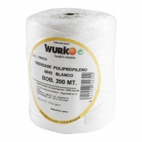 Comprar Cuerda Trenzada Polipropileno 8842 Blanca R/200M Wurko 94129 al Mejor Precio