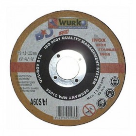 Comprar Disco Abrasivo 115X1X22 Corte Acero Inox Wurko 17055 al Mejor Precio