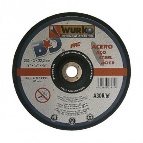 Comprar Disco Abrasivo 230X3X22 Corte Hierro Wurko 17054 al Mejor Precio