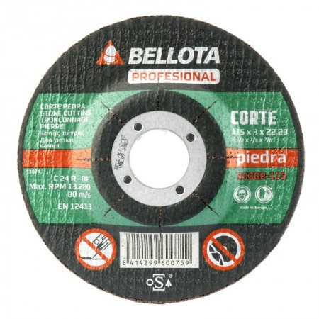 Comprar Disco Abrasivo Piedra 115X3-50302 Bellota 35273 al Mejor Precio