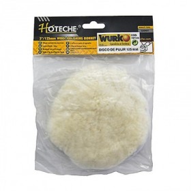 Comprar Disco Pulir Lana 125 Mm Sin Velcro Hoteche 191105 al Mejor Precio
