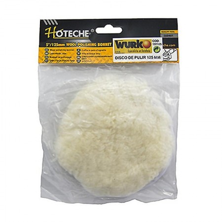 Comprar Disco Pulir Lana 125 Mm Sin Velcro Hoteche 191105 al Mejor Precio