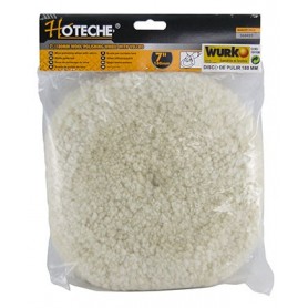 Comprar Disco Pulir Lana 180 Mm Con Velcro Hoteche 191106 al Mejor Precio