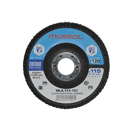 Comprar Disco Wla Laminas 115 G120 Inoxidable Mussol 18508 al Mejor Precio