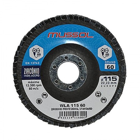 Comprar Disco Wla Laminas 115 G60 Inoxidable Mussol 18506 al Mejor Precio