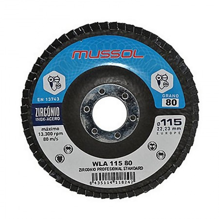 Comprar Disco Wla Laminas 115 G80 Inoxidable Mussol 18507 al Mejor Precio