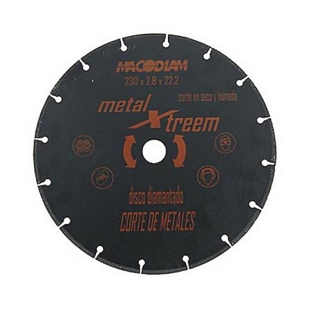 Comprar Disco Xtreem 230X2,8Mm. Metal Macodiam 17076 al Mejor Precio