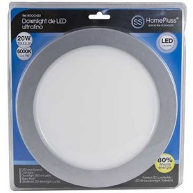 Comprar Downlight Led Plano 20W Niquel L/Fria Homepluss 230709 al Mejor Precio