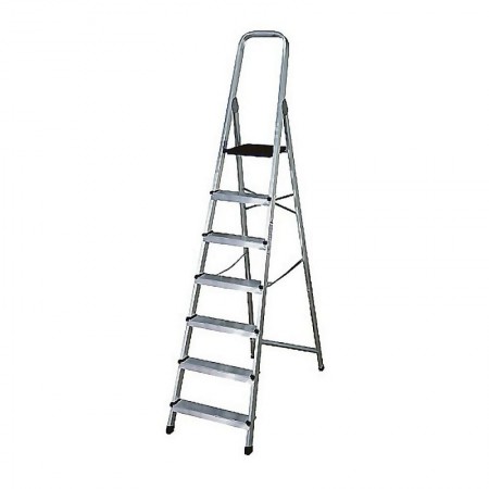 Comprar Escalera Aluminio 7 Peldaños Hogar En131 Wurko 130005 al Mejor Precio
