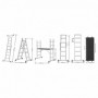 Comprar Escalera Aluminio Andamio 1.55 Mt 86X136 Sonecol 130020 al Mejor Precio