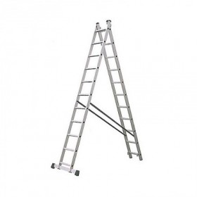 Comprar Escalera Aluminio Industrial Doble 12 Peldaños Kormax 130427 al Mejor Precio
