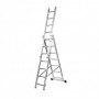 Comprar Escalera Aluminio Industrial Triple 12 Peldaños Kormax 130432 al Mejor Precio