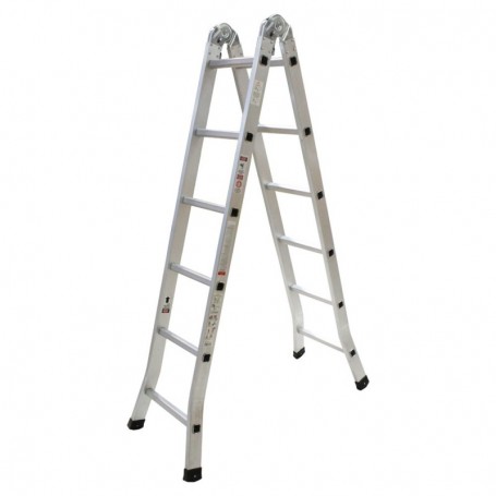 Comprar Escalera Aluminio Tijera Industrial 6 Peldaños Kormax 130415 al Mejor Precio