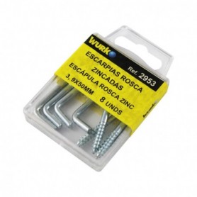 Comprar Escarpias C/Rosca Zincadas 3.9X45 Blister 400853 al Mejor Precio