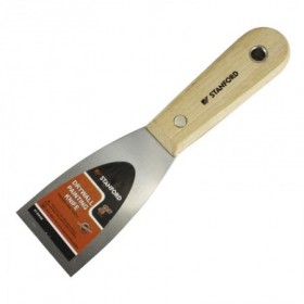 Comprar Espatula Acero Cromada 50 Mm Mango  Madera Stanford 190110 al Mejor Precio