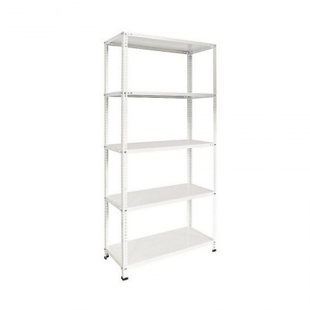 Comprar Estante 5 Baldas Blanco 180X90X40Cm Ar 19162 al Mejor Precio