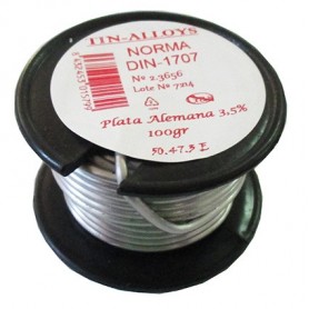 Comprar Estaño Plata 3,5% 100Gr.2 Mm. 1707 Rollo J.Pradera 131015 al Mejor Precio
