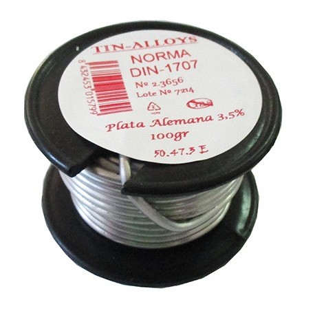 Comprar Estaño Plata 3,5% 100Gr.2 Mm. 1707 Rollo J.Pradera 131015 al Mejor Precio