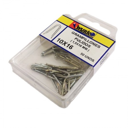 Comprar Grampillones Pulidos 10X16 Mm Blister 50 Wurko 312107 al Mejor Precio