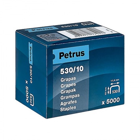 Comprar Grapas 530/10 Caja 5000 Ud. Caja Petrus 155012 al Mejor Precio